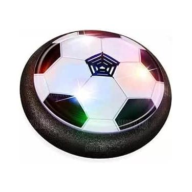 Imagem de , Bola Flutuante com Luzes Coloridas, Brinquedo Infantil para Futebol Indoor, Alimentado por Pilhas, Preto e Branco