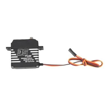 Imagem de RiToEasysports Servo Digital, Servo Motor RC de Liga de Alumínio Com Controle de Alta Precisão e Baixo Ruído para Carros e Barcos de Esteira Rolante SCX10 RC (35kg)