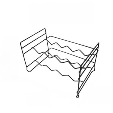 Imagem de Adega Vinhos Empilhável Suporte Mini Para 8 Garrafas 750ml Preto Reforçado Organizador Rack Vinhos