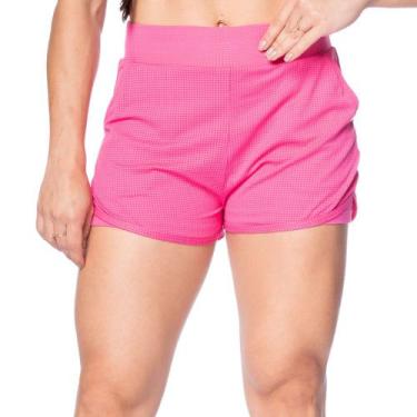 Imagem de Short Feminino Estilo do Corpo Duplo Dry Pink, Pink, G