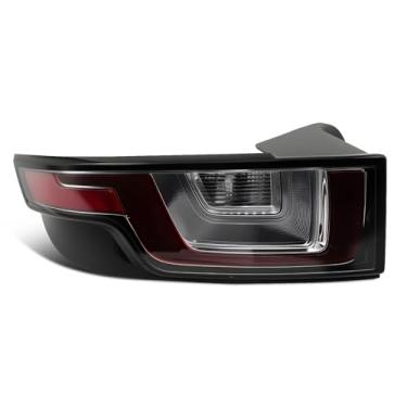 Imagem de Jecoupoon Conjunto de luz traseira do lado esquerdo compatível com Range Rover Evoque 2016 2017 2018 Luz de freio traseira LR072649 LR077967