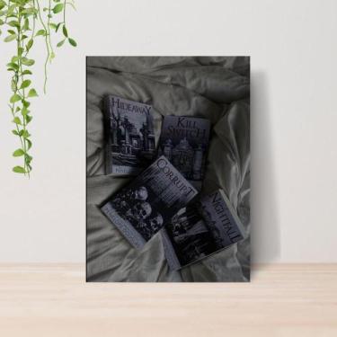 Imagem de Quadro Devils Night Dark Romance A4  Placa MDF 18 - Lomi Art