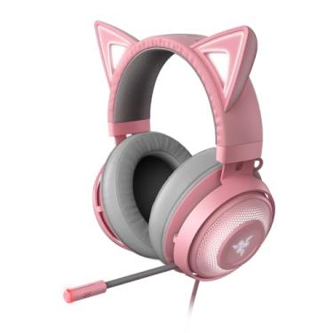 Imagem de Razer Rz.au.kr.10rt Headset Razer Kraken Kitty Chroma Quartz, Rosa - Windows