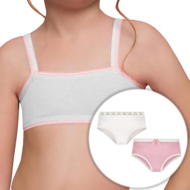 Imagem de Kit Selene 1 Top + 2 Calcinhas Infantil