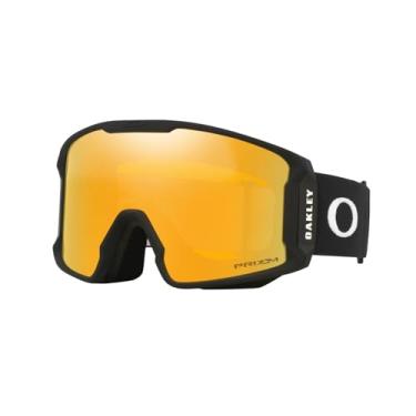 Imagem de Oakley Óculos de neve Line Miner M preto fosco com lente de irídio ouro Prizm 24K + capa