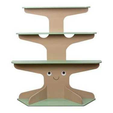 Imagem de Prateleira Infantil árvore Design Decor Criativo Organização Quartinho Menina Menino Parede Estilo Natureza