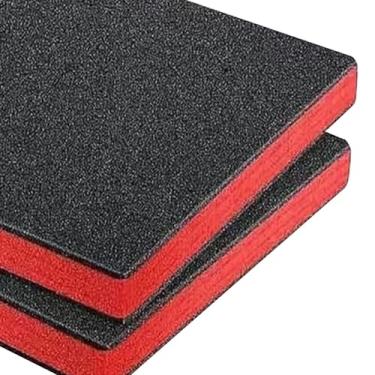 Imagem de predolo 2 peças de caixa de ferramentas de espuma, proteção de embalagem, inserções de espuma práticas e cortáveis ​​para estojos para transporte, embalagem, 45x50x3cm