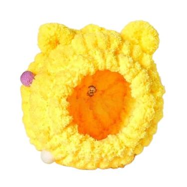 Imagem de Bothyi de inverno para pássaros, cama suspensa para papagaios, fácil instalação, acessórios para gaiola de pássaros, esconderijo para canários, Amarelo