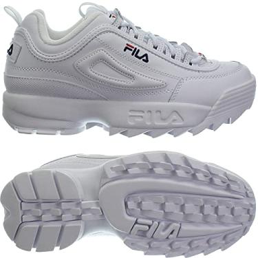 Imagem de Tênis Fila Disruptor II Premium Branco Marinho Vermelho 817814-37