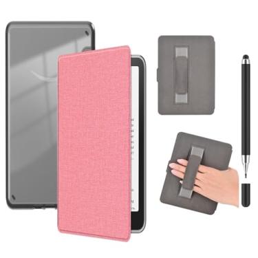 Imagem de Akacy Capa de textura de tecido para Amazon Kindle paperwhite geração 11ª (versão 2022/2024), modelos C2V2L3 e RS23CV. capa fina e leve, transparente e macia à prova d'água (7)