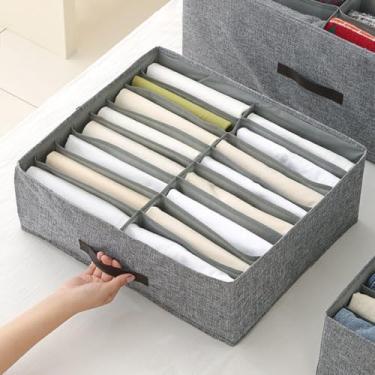 Imagem de Caixa Organizadora com Zíper, Cinza, para Armazenamento e Organização,Caixas de Armazenamento com Tampa, Caixas Organizadoras