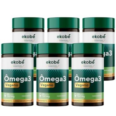 Imagem de Kit Com 06 - Ômega 3 Vegano 30 Cápsulas 720mg Ekobé