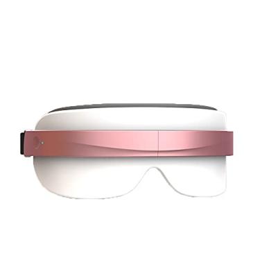 Imagem de Massageador ocular com calor, música Bluetooth, recarregável, máscara de massagem para os olhos, massageador de calor, elétrico para relaxar e reduzir a tensão dos olhos, olheiras, bolsas secas