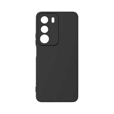 Imagem de Capinha Aveludada Para Realme C71 / C73 Capa Protetora Colorida (Preto)