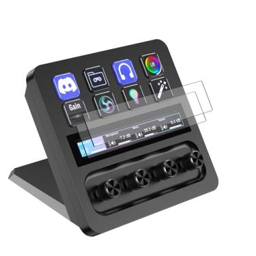 Imagem de Vivelancia Película protetora de tela de vidro temperado, pacote com 2, compatível com Elgato Stream Deck +, película transparente HD antiarranhões e sem bolhas