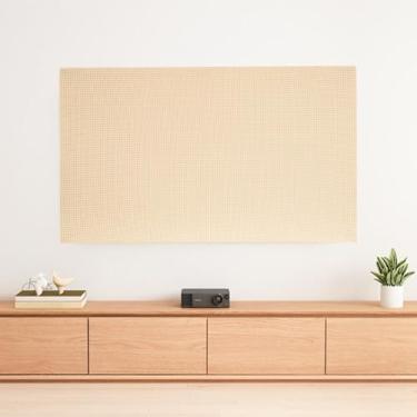 Imagem de Protetor de tela de TV, protetor de tela de TV para LCD LED, capa de televisão à prova de poeira, material leve e resistente à água, para sistemas de teatro familiar - Bege||70-79 polegadas