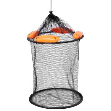 Imagem de Rede de pesca de malha flutuante, armadilha para peixes vivos com cordão, para lagoa, lago, rio, 1 pacote