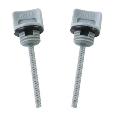 Imagem de abliubale Conjunto de tampa de enchimento de óleo 15600-Z7E-000 compatível com Honda GX390 medidor de óleo GX270 GX340 peças de enchimento de óleo de motor