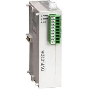 Imagem de UHFILYQBA DVP02DA-S Módulo PLC DVP02DA-S Módulo de Saída Analógica Selado em Caixa