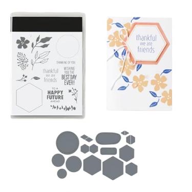 Imagem de Carimbos e matrizes para fazer cartões, conjunto de carimbos e matrizes 2025 para decoração de álbum de fotos de papel de scrapbook, recortes para vários festivais (5479)