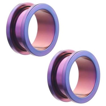 Imagem de LOMISS 2 Peças ALARGADOR AÇO CIRÚRGICO ROXO (AÇO, 20MM)