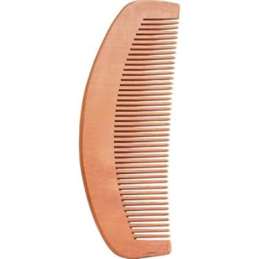 Imagem de Pente De Madeira Barba Cabelo 16x5cm(Quadrado)