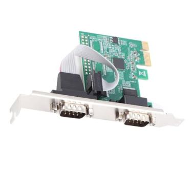 Imagem de SUNGOOYUE Placa Serial PCIE, RS232 de 2 Portas, PCI Express X1 Com Chipset AX99100, PCB de Nível Industrial, Ampla Compatibilidade de Operacional para e Linux, Temperatura Operacional -40 a 185°F