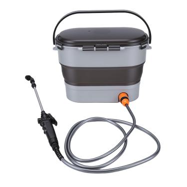 Imagem de Luocute Pulverizador Elétrico, Pulverizador Alimentado por Bateria de 8L Com Bateria Embutida de 2.000mAh e 5 Modos de Pulverização, Haste Telescópica Se Estende até 56 Cm, Balde