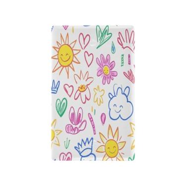 Imagem de Wassud Playful Doodle Sky Light Switch Cover Plate Decorativas para Tomadas Elétricas Placa de Parede em Branco 4,53 x 2,76 polegadas