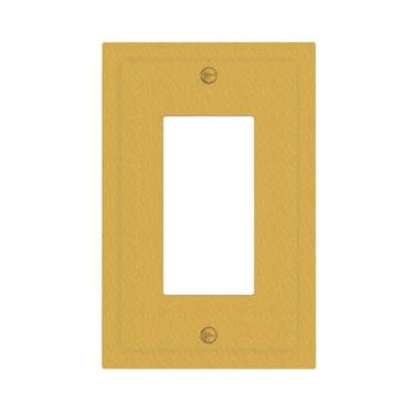 Imagem de WUYOCHA Capas decorativas de calêndula amarelo 1 gangue Rocker Light Switch Cover Plate Placas de parede únicas para tomadas elétricas, capas de placa de interruptor, placa frontal para quarto