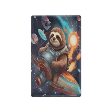 Imagem de Wassud Placa de cobertura para interruptor de luz, 1 capa de tomada em branco, placa de parede, preguiça, decoração de casa, sala de estar, quarto, decoração