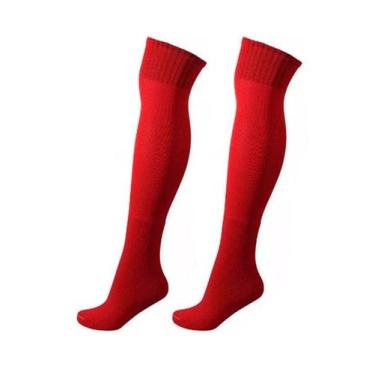 Imagem de Meião Futebol Masculino Adulto Apollo, Vermelho