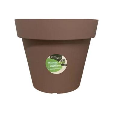 Imagem de Vaso Grande Redondo com Rodinhas para Plantas e Flores  Vaso Decorativ