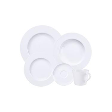 Imagem de Aparelho de Jantar Tramontina Maria Augusta em Porcelana 20 Peças OUTLET