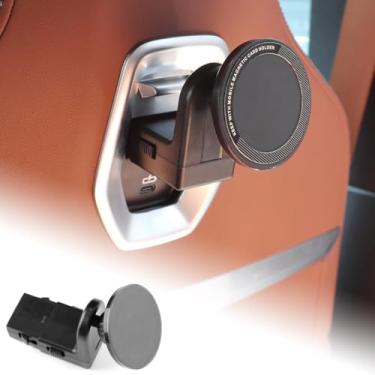Imagem de FDAIUN Suporte de tablet de carregamento sem fio para BMW X5 X6 X3 G05 G06 forte atração magnética ipad suporte de carro assento traseiro essenciais para viagem de carro (forte atração magnética)