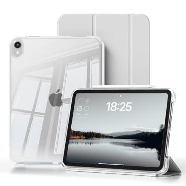 Imagem de GKABXY Capa para iPad (A16) 11ª/10ª geração 28.9 cm 2025/2022, capa removível 2 em 1 com parte traseira transparente, moldura de TPU macio à prova de choque, despertar/hibernar automaticamente