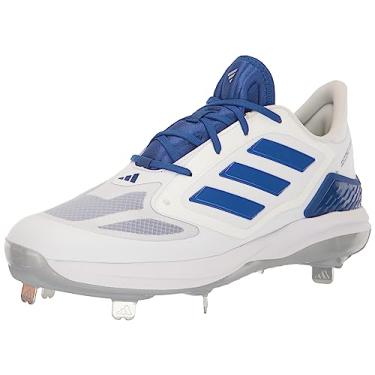 Imagem de adidas Tênis feminino Adizero Purehustle 3 Elite, Branco/Team Azul Royal/Prata Metálico, 11