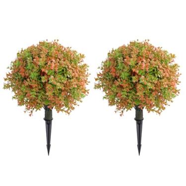 Imagem de Generic Árvore Topiaria Artificial, Plantas Falsas Realistas de 17,8 Polegadas Com Ponta para Decoração Interna e Externa, Varanda de Escritório e Jardim