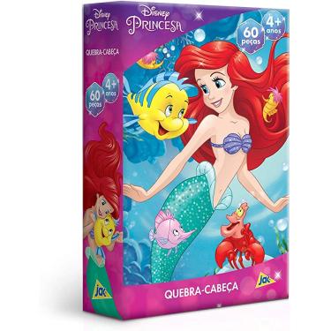 Imagem de Quebra Cabeca - Princesa - Ariel - 60 Pecas - 2798 TOYSTER