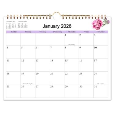 Imagem de Calendário 2025-2027 - Calendário de parede de novembro de 2025 a junho de 2027-20 calendário mensal com papel grosso para planejar e organizar para casa ou escritório, agenda, 20 x 27 em 2025