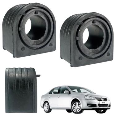 Imagem de 2 Buchas De Borracha Da Barra Estabilizadora Dianteira Jetta Todos - GP5544, 1K0411314P