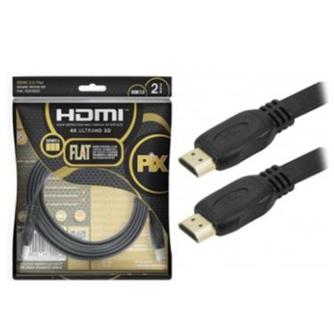 Imagem de Cabo Hdmi Macho X Macho 2.0 4K Hdr Flat 2M