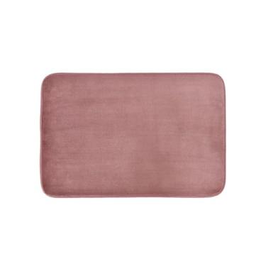 Imagem de Tapete Brisa para Banheiro 40x60 cm, Toque Suave e Secagem Rápida, Base Antiderrapante para Mais Segurança, Uso Versátil em Ambientes Internos – Altihaus (Rosa Antigo)