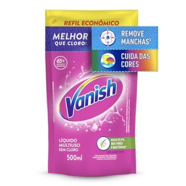 Imagem de Tira Manchas Vanish Líquido Multiuso para roupas coloridas Refil Econômico 500ml