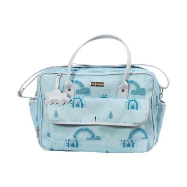 Imagem de Bolsa De Maternidade Média Arco-Íris Momole Azul