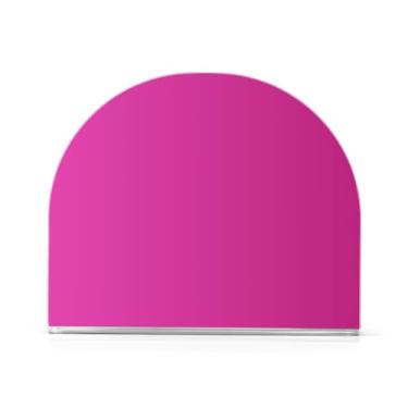 Imagem de Porta-guardanapos de acrílico gradiente vermelho rosa, porta-guardanapos vertical em forma de U para guardanapos de coquetel, pacote com 1 ou 2