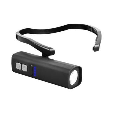 Imagem de Lanterna De Cabeça LED Recarregável USB À Prova d'Água Para Acampament