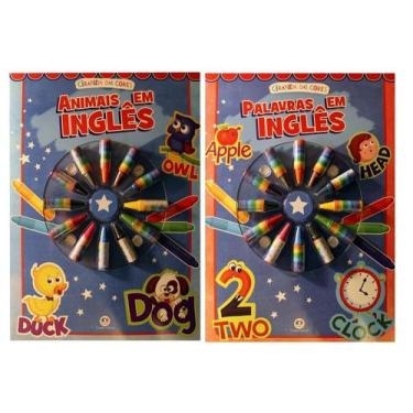 Imagem de Kit de livros infantis: Animais em inglês +primeiras palavras em inglê