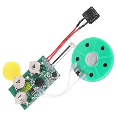 Imagem de Irfora Chip de Cartão Comemorativo Gravável, Bateria Embutida de 60 Segundos, Módulo Som Voz DIY para Cartões Caseiros, Presentes e Convites Com Sensor Luz, Bateria Botão