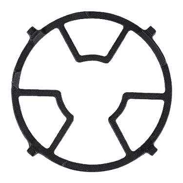 Imagem de Estink Suporte de Wok de Ferro Fundido Anel de Suporte Grelha para Fogão a Gás Antiderrapante Redutor de Anel Grelha de Queimador Com Design de 5 Pés para Fogões a Gás de 4-5 Pés